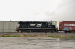 NS GP38-2 Locomotive making moves in the yard